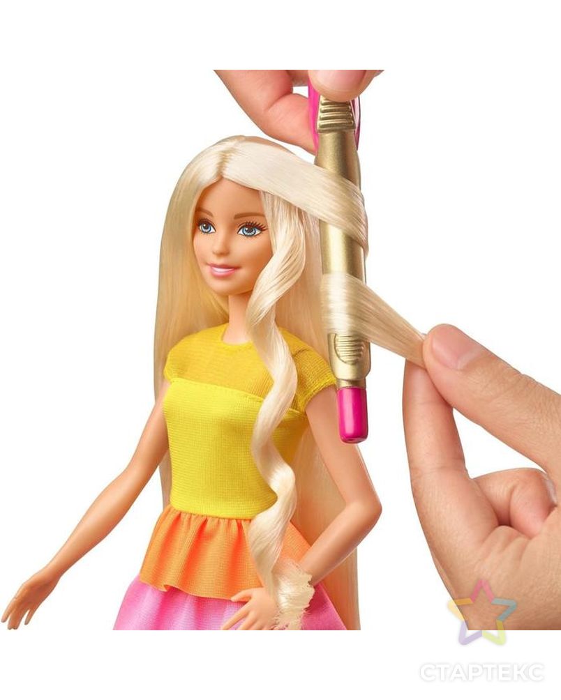 Кукла Барби в модном наряде, с аксессуарами для волос арт. СМЛ-111633-1-СМЛ0005178754