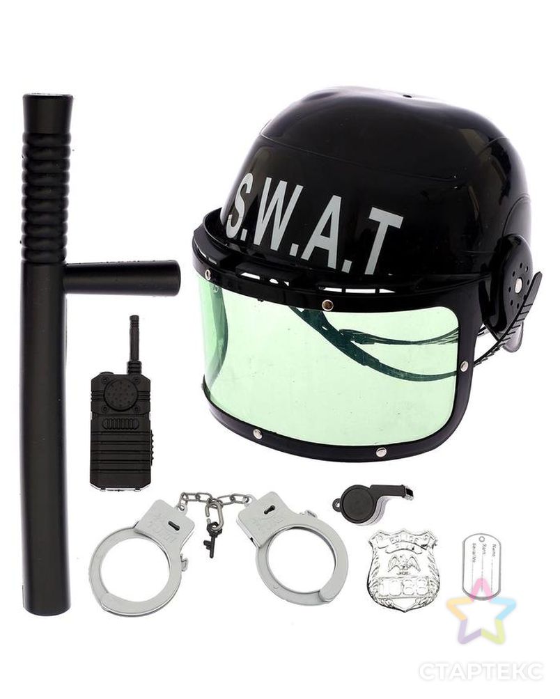 Набор игровой «Полиция», со шлемом, 7 предметов арт. СМЛ-62401-1-СМЛ0000517984 1