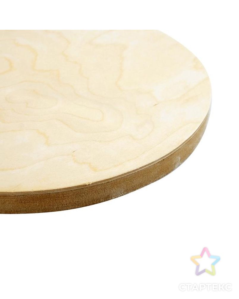 Планшет круглый деревянный фанера d-30 х 2 см, сосна, Calligrata арт. СМЛ-221201-1-СМЛ0005186122 4