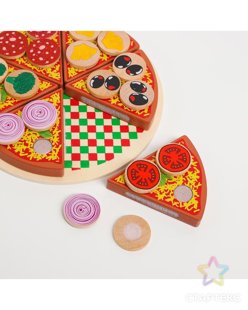 Игровой набор "Пицца" 21,5х21,5х5,2 см арт. СМЛ-123805-1-СМЛ0005193453 2