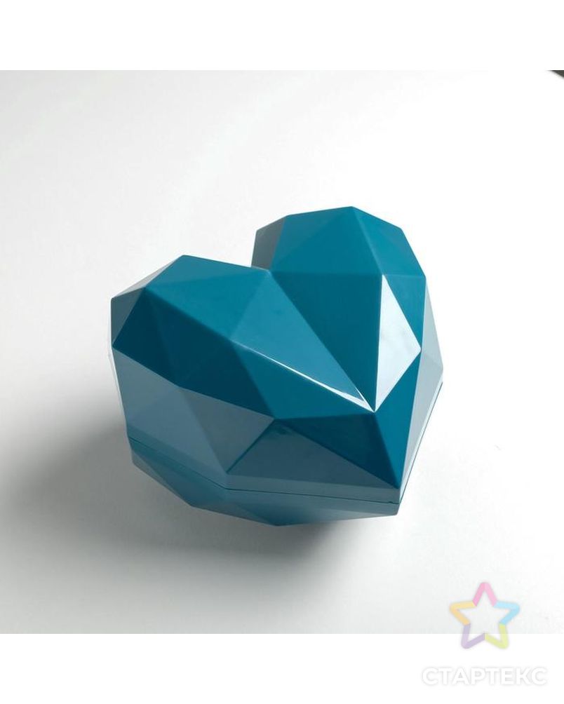 Подарочная коробка «Синее сердце», 18 × 18 × 12.5 см арт. СМЛ-105431-1-СМЛ0005195140 3