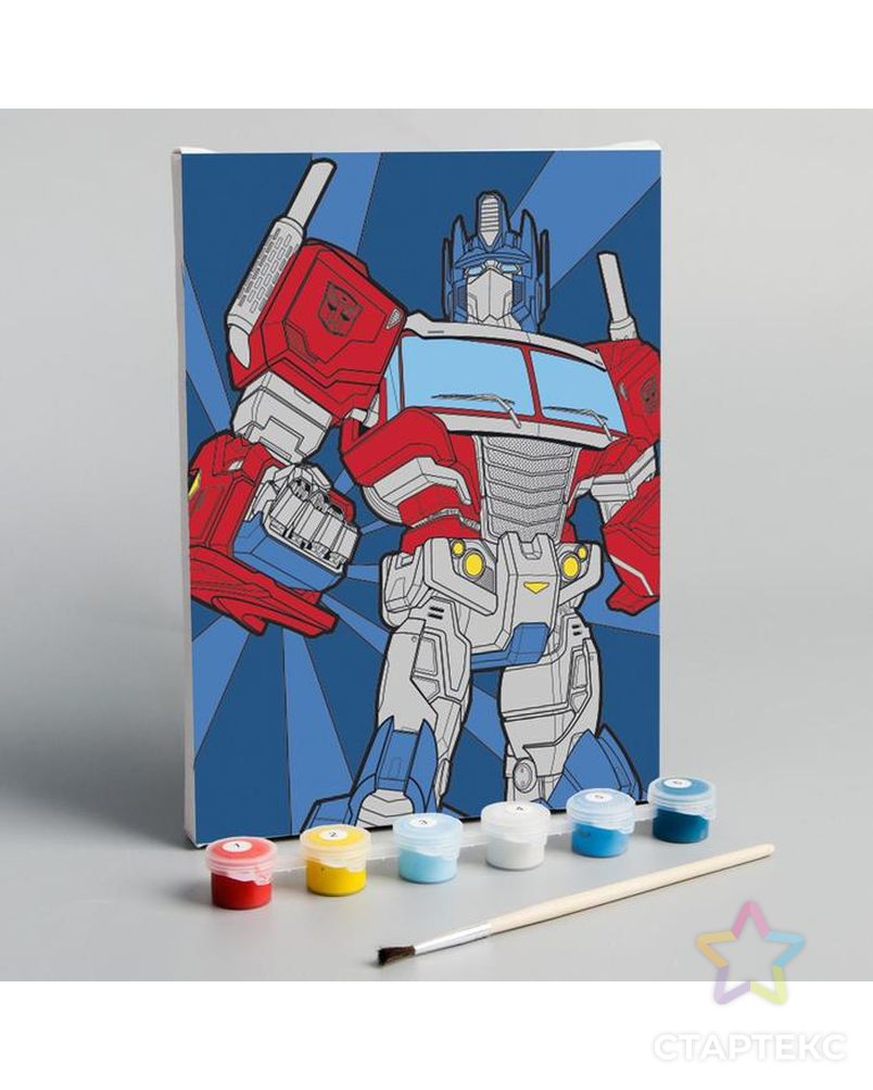 Картина по номерам «Оптимус», Transformers, 21 х 15 см арт. СМЛ-208127-1-СМЛ0005199056 1