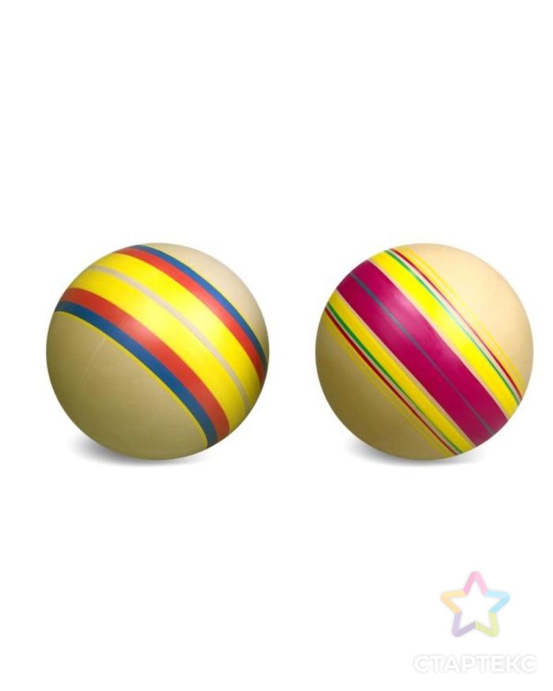 Мяч диаметр 200 мм, Эко, ручное окрашивание арт. СМЛ-89415-1-СМЛ0005203125 3