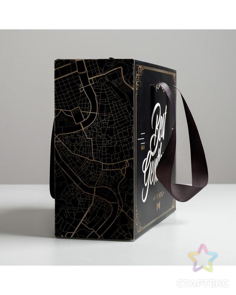 Коробка подарочная «Джентельмен», 22 × 15 × 8 см арт. СМЛ-117865-3-СМЛ0005205151 2