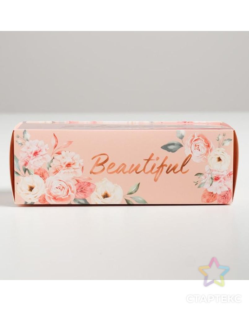 Коробка для сладостей Beautiful, 14,5 х 5 х 6 см арт. СМЛ-117004-1-СМЛ0005205215 2