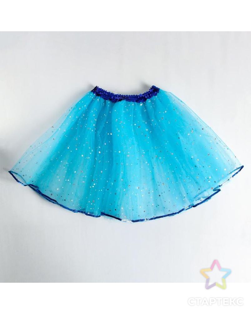 Карнавальная юбка «Бабочка», цвет синий арт. СМЛ-91055-1-СМЛ0005205854 1
