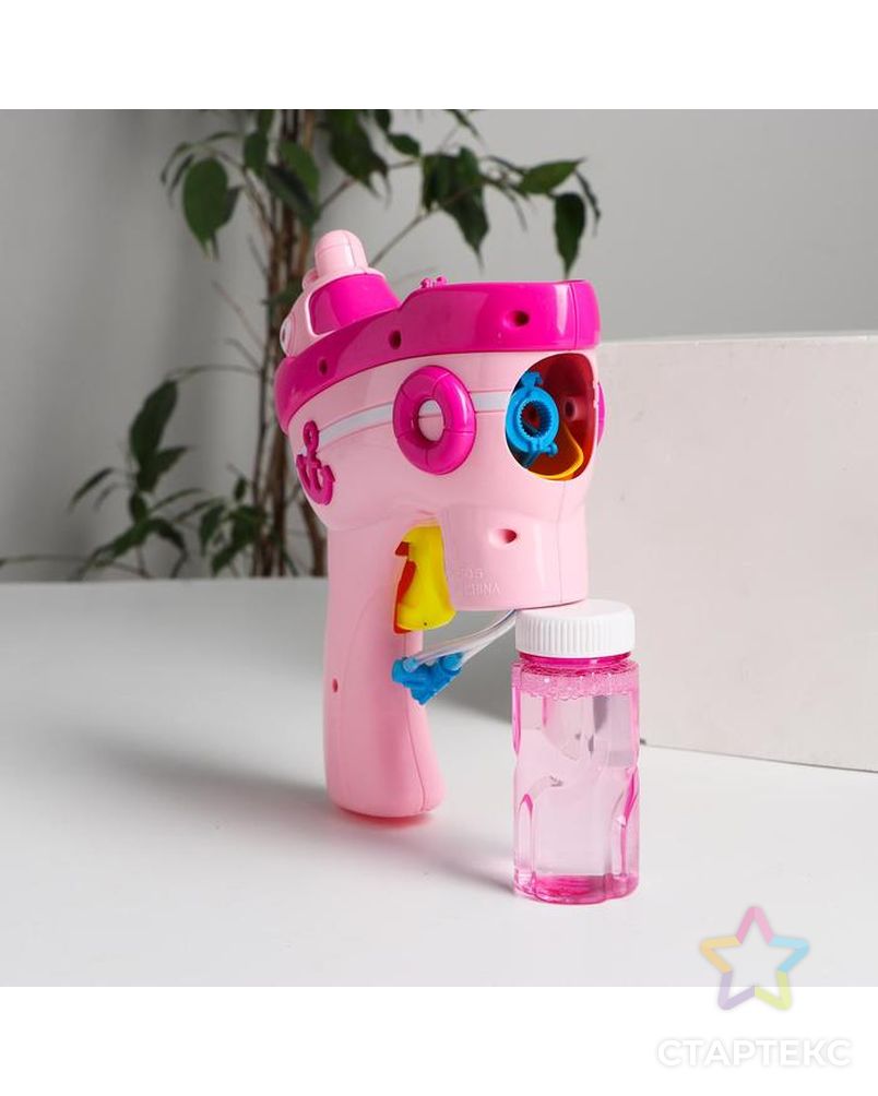 Генератор мыльных пузырей без батареек «Принцесса» розовый 15х5х21,5 см арт. СМЛ-122506-1-СМЛ0005215882 3