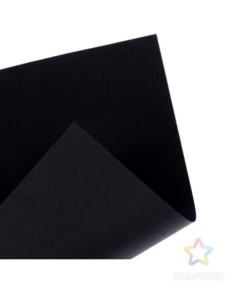 Бумага для пастели А5, 20 листов, deVENTE, 120г/м², чёрная, в пакете арт. СМЛ-190276-1-СМЛ0005218124 3