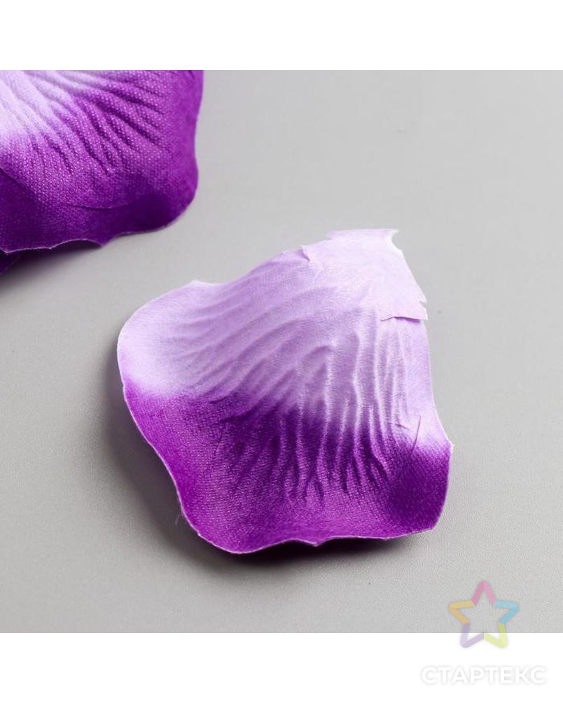 Набор декоративных лепестков розы из ткани 5,5 см, 144 шт, фиолетовый арт. СМЛ-121789-1-СМЛ0005219440 2