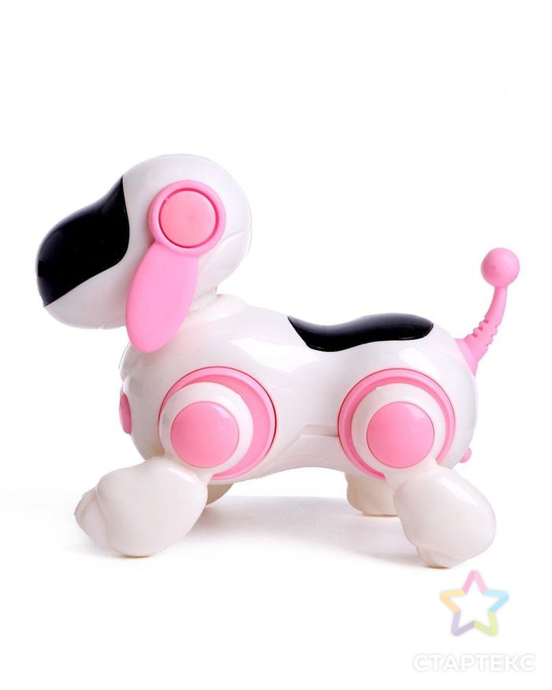 Собачка-робот «Умная Лотти», ходит, поёт, работает от батареек, цвет розовый арт. СМЛ-129238-1-СМЛ0005220357 2