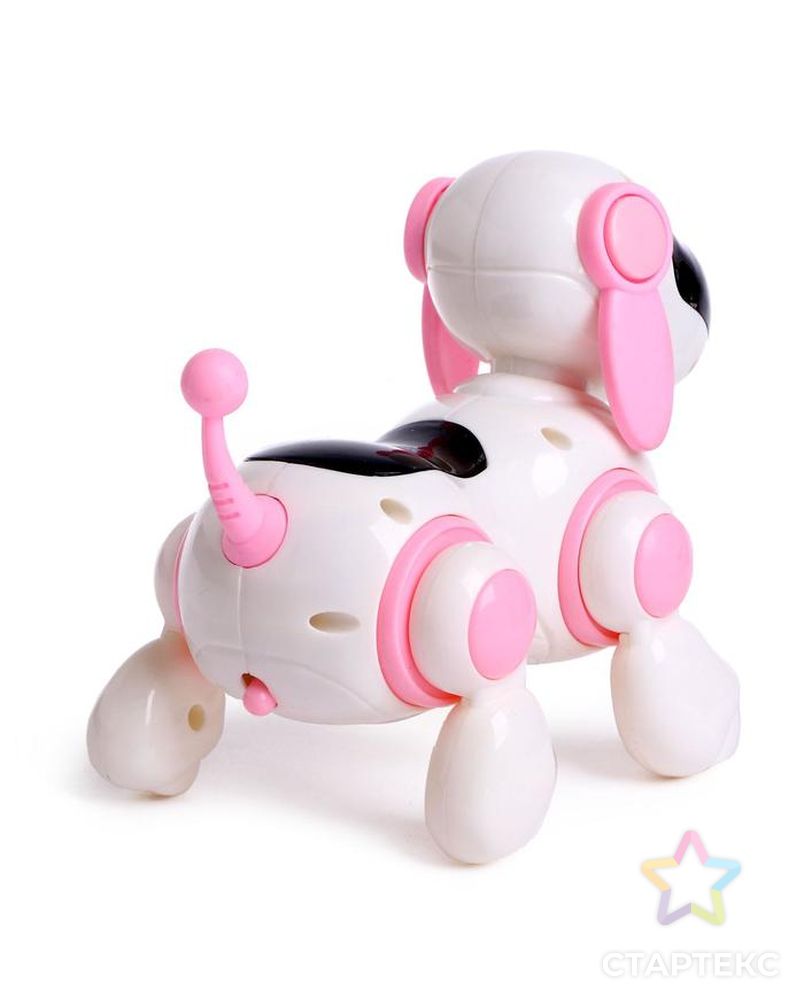 Собачка-робот «Умная Лотти», ходит, поёт, работает от батареек, цвет розовый арт. СМЛ-129238-1-СМЛ0005220357 3