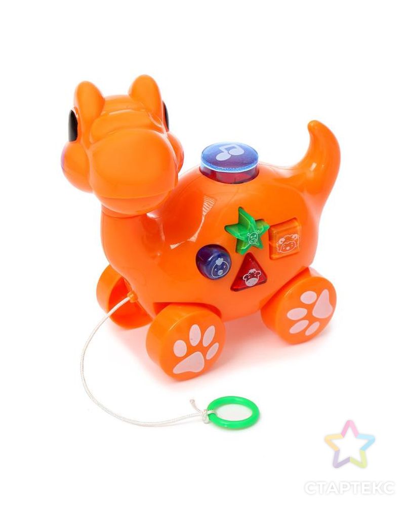 ZABIAKA Музыкальная игрушка "Маленький динозаврик", цвета МИКС звук, свет, цвет микс арт. СМЛ-139834-1-СМЛ0005221837 4