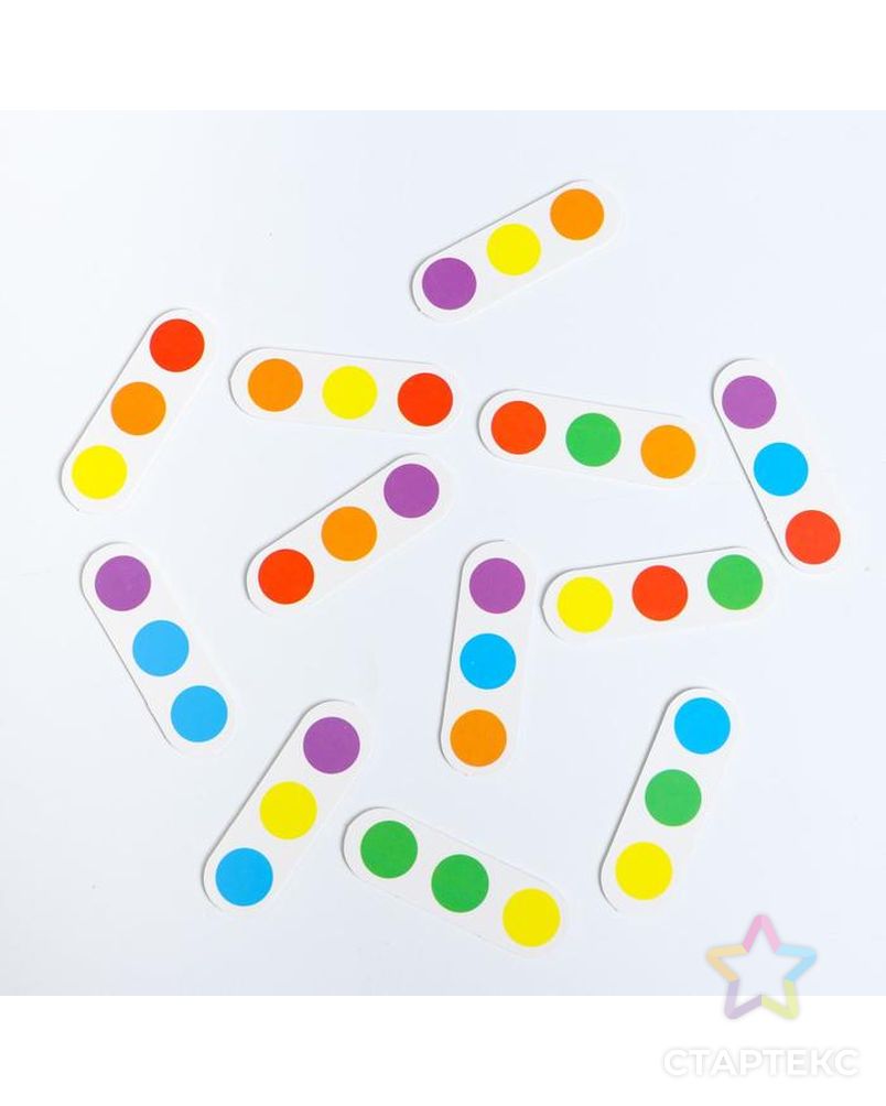 Развивающая игра Puzzle «Школа IQ. Цветная головоломка», 3+ арт. СМЛ-123494-1-СМЛ0005231511 3