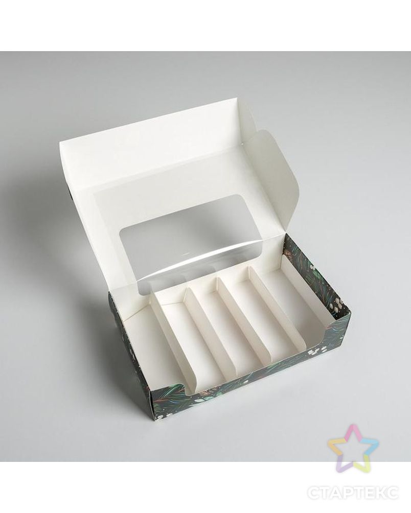 Коробка для эклеров с вкладышами - 5 шт Special for you, 25,2 х 15 х 7 см арт. СМЛ-107970-1-СМЛ0005233284 3