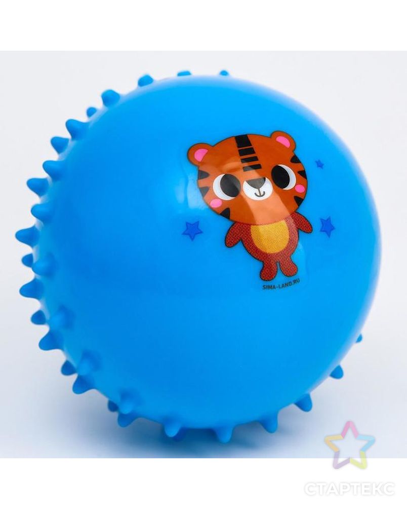 Развивающий массажный мячик «Тигра», цвет МИКС арт. СМЛ-145938-1-СМЛ0005239078 3