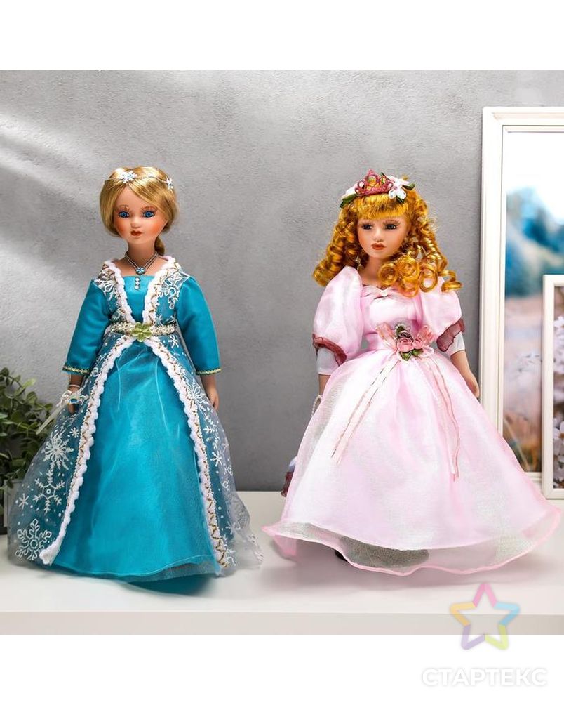 Кукла коллекционная керамика Принцесса" МИКС 40 см арт. СМЛ-106098-1-СМЛ0005241033 1