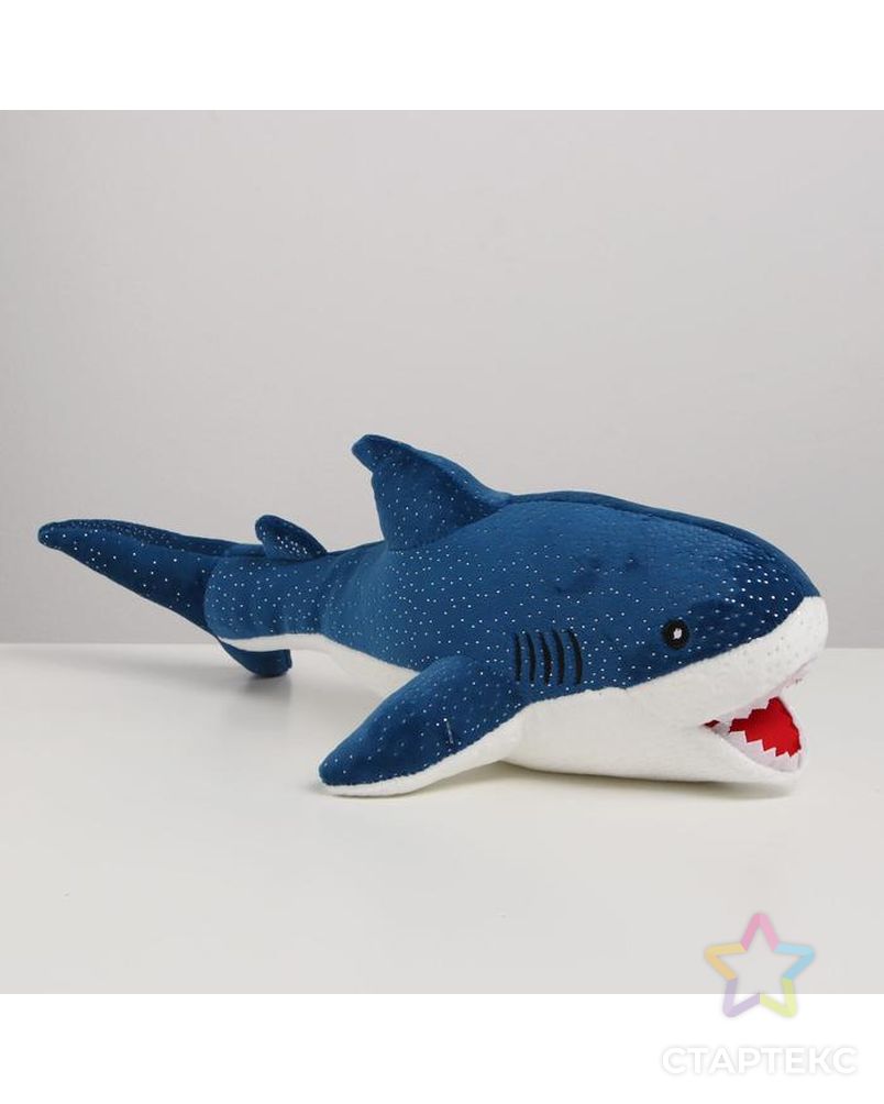 Мягкая игрушка "Акула" 36 см, цвет МИКС арт. СМЛ-125216-1-СМЛ0005241912 2
