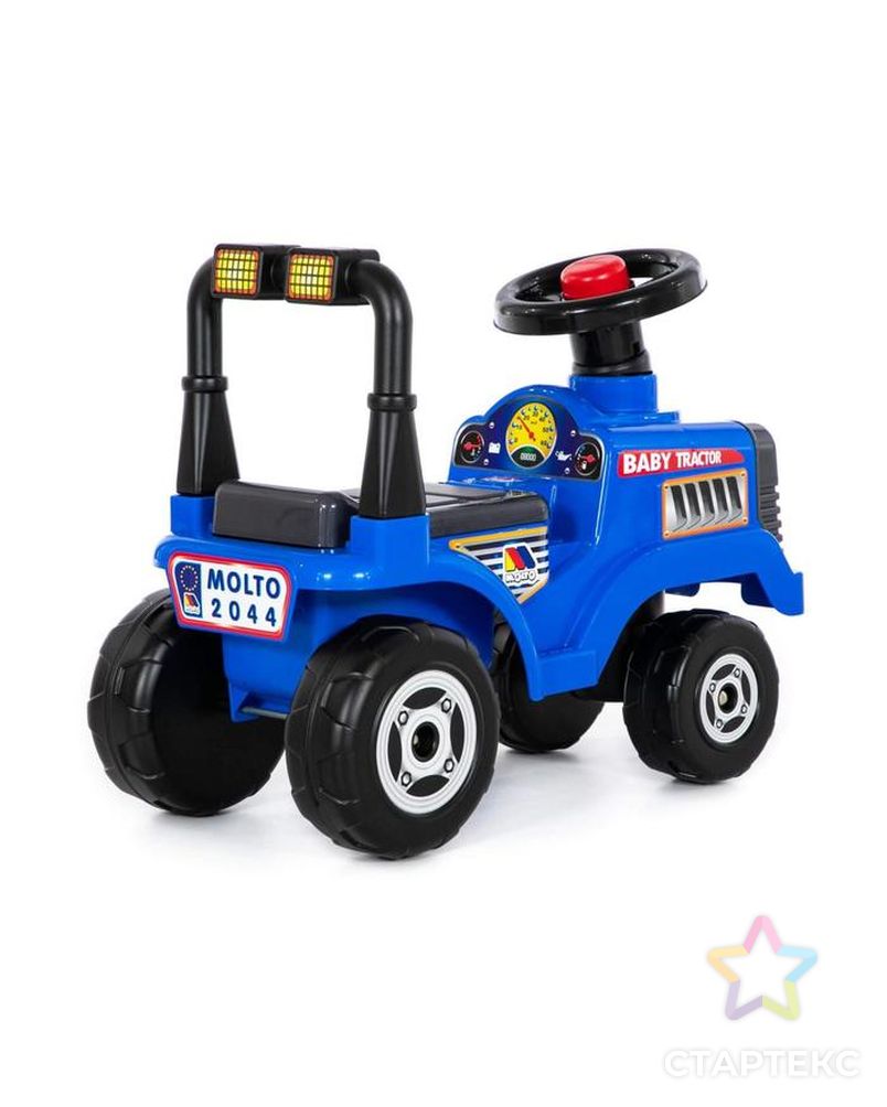 Толокар-трактор «Митя», цвет синий арт. СМЛ-108664-1-СМЛ0005244426 4