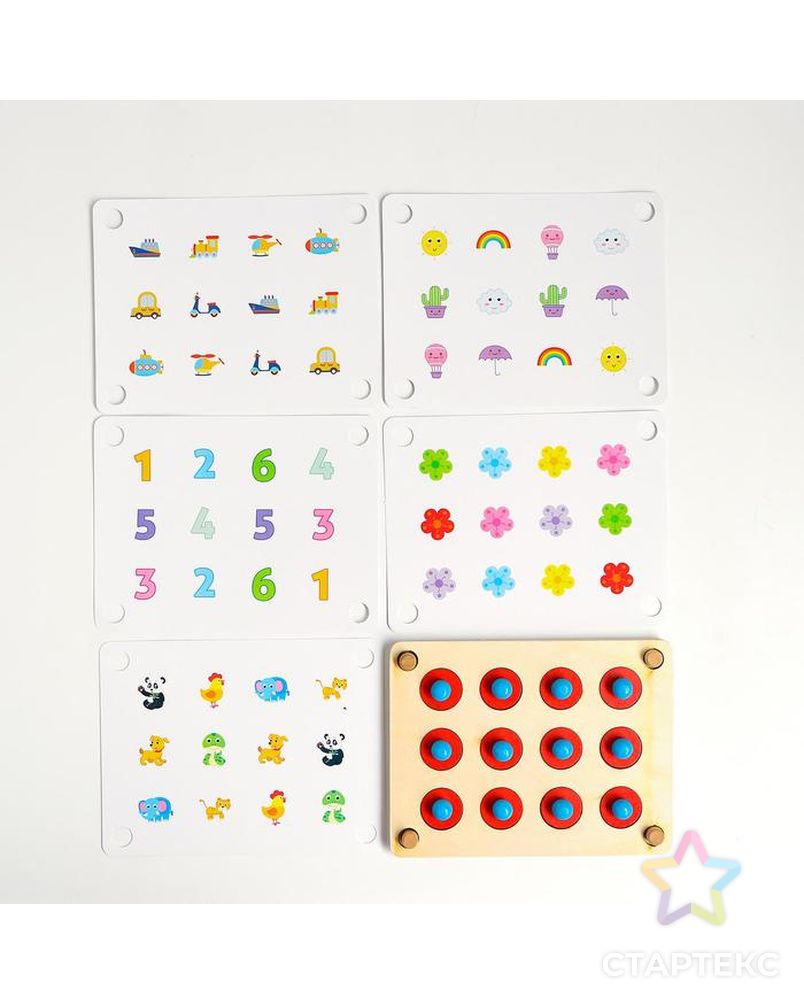 Детская развивающая игра «Мемори» 13,5х18,5х2,8 см арт. СМЛ-122257-1-СМЛ0005245007 2