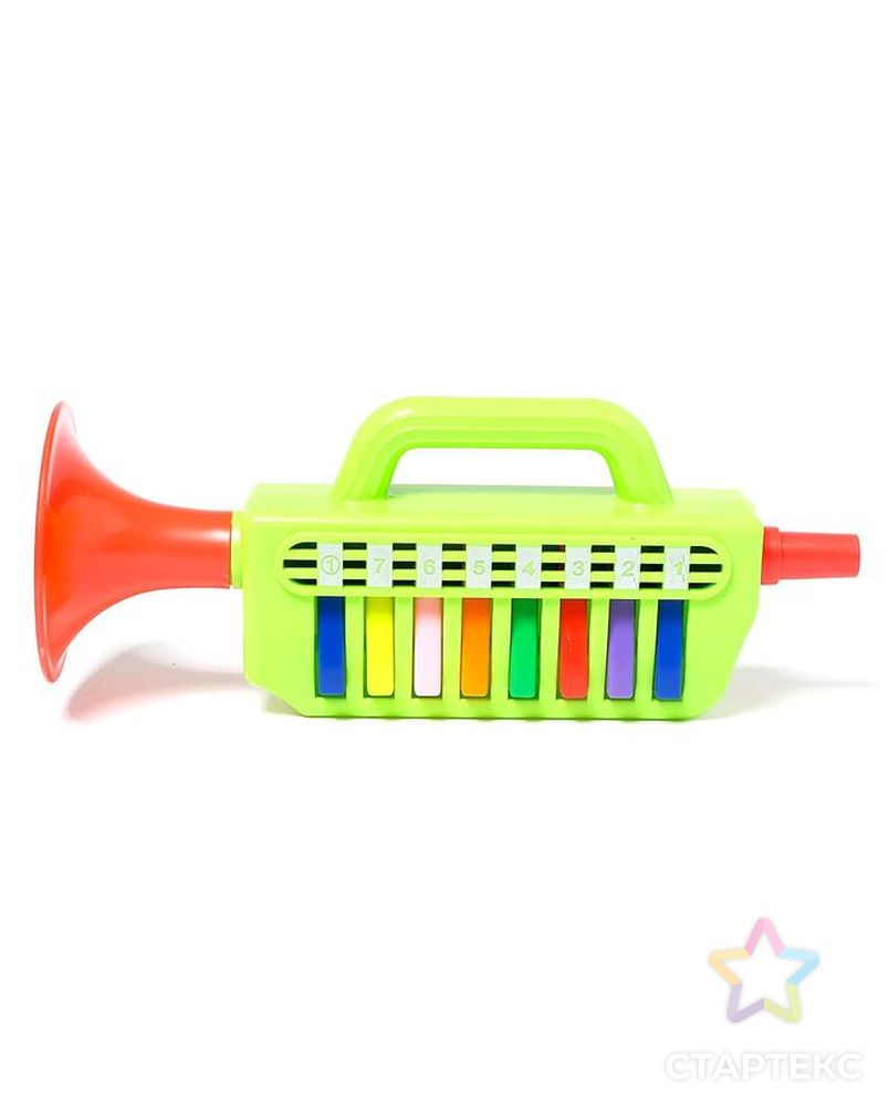 Игрушка музыкальная "Труба с клавишами", цвета МИКС арт. СМЛ-134537-1-СМЛ0005246347 2