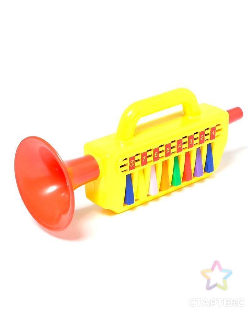 Игрушка музыкальная "Труба с клавишами", цвета МИКС арт. СМЛ-134537-1-СМЛ0005246347 4