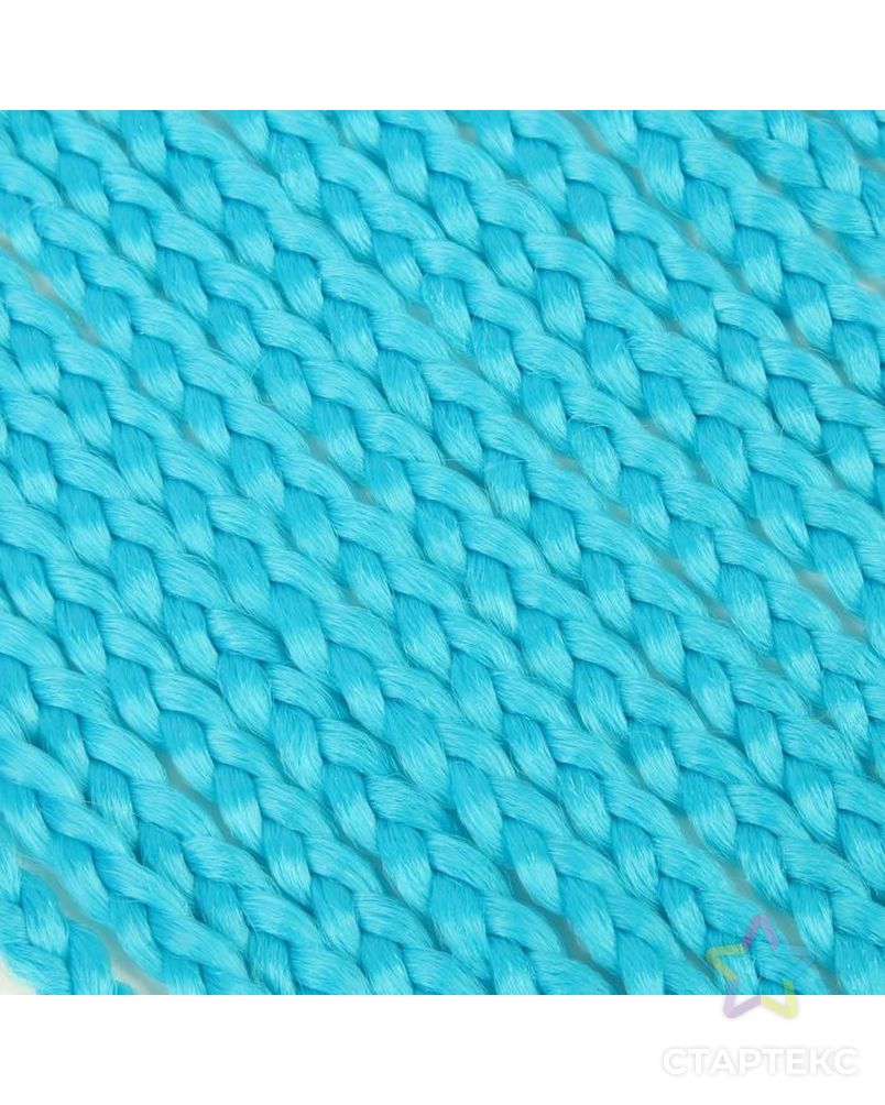 Афрокосы, 60 см, 15 прядей (CE), цвет голубой арт. СМЛ-140307-1-СМЛ0005267886 2