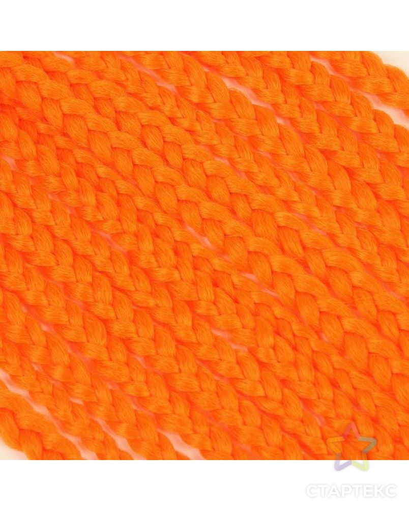 Афрокосы, 60 см, 15 прядей (CE), цвет оранжевый арт. СМЛ-140310-1-СМЛ0005267889 2