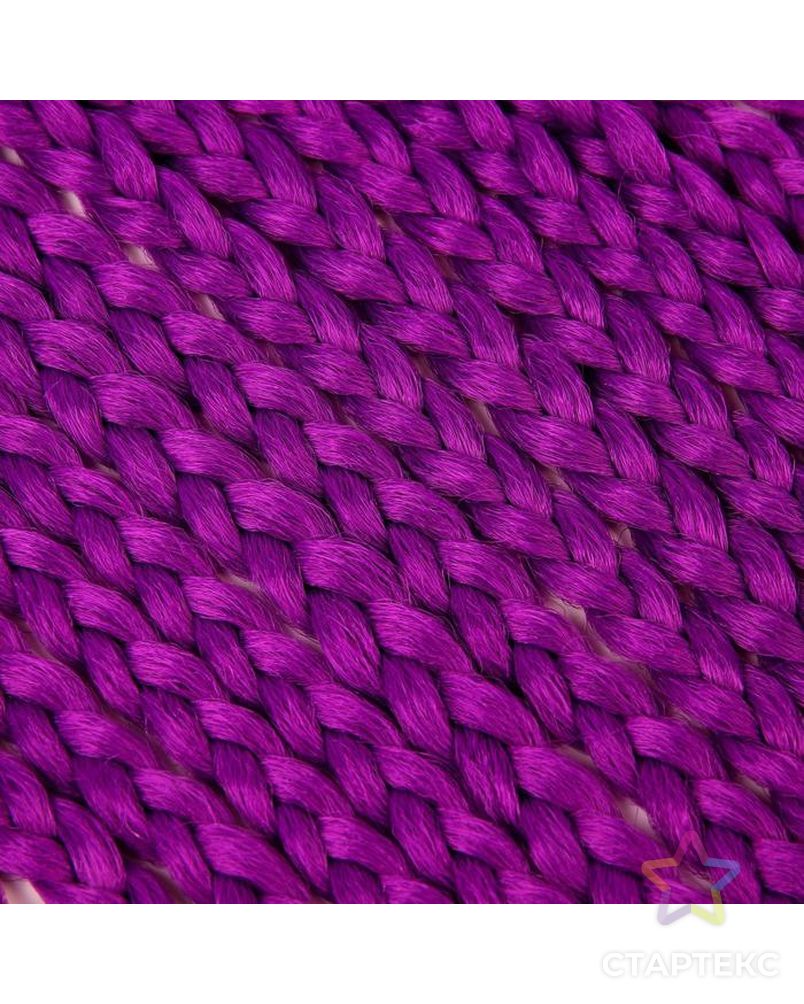 Афрокосы, 60 см, 15 прядей (CE), цвет фиолетовый арт. СМЛ-140314-1-СМЛ0005267893 2