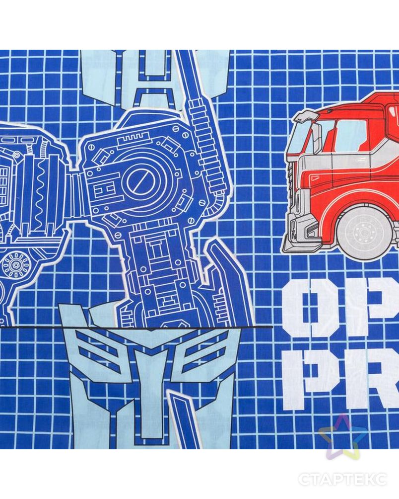 Постельное белье 1,5 сп Neon Series "Optimus Prime" Transformers 143*215 см, 150*214 см, 50*70 см -1 шт арт. СМЛ-180365-1-СМЛ0005270997 4