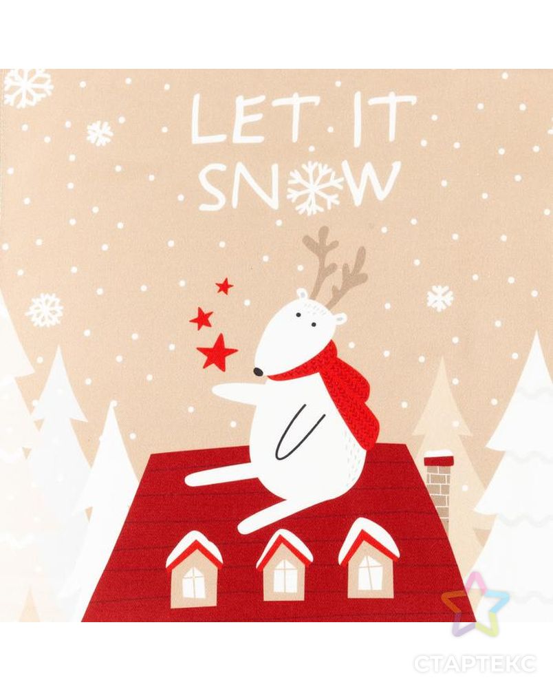 Набор подарочный "Let it snow" кух. полотенце, прихватка, силикон.форма арт. СМЛ-111200-1-СМЛ0005271288 4
