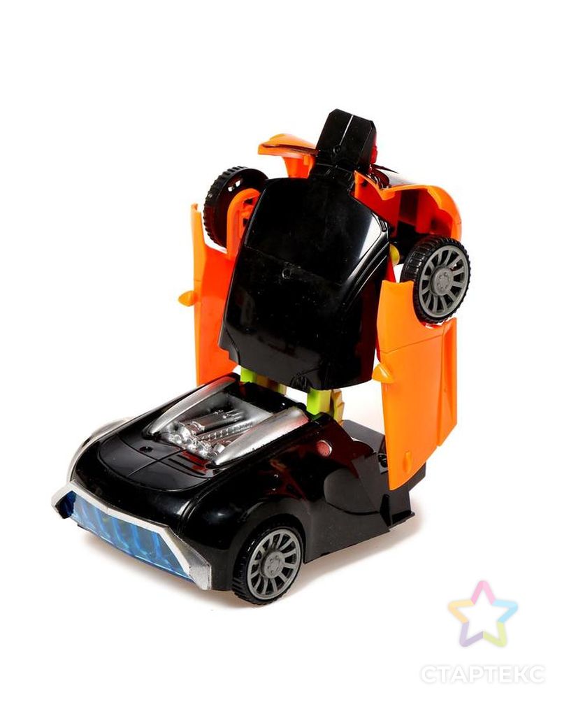 Робот радиоуправляемый "Спорткар", трансформируется, работает от батареек, цвета МИКС арт. СМЛ-138972-1-СМЛ0005271754 6