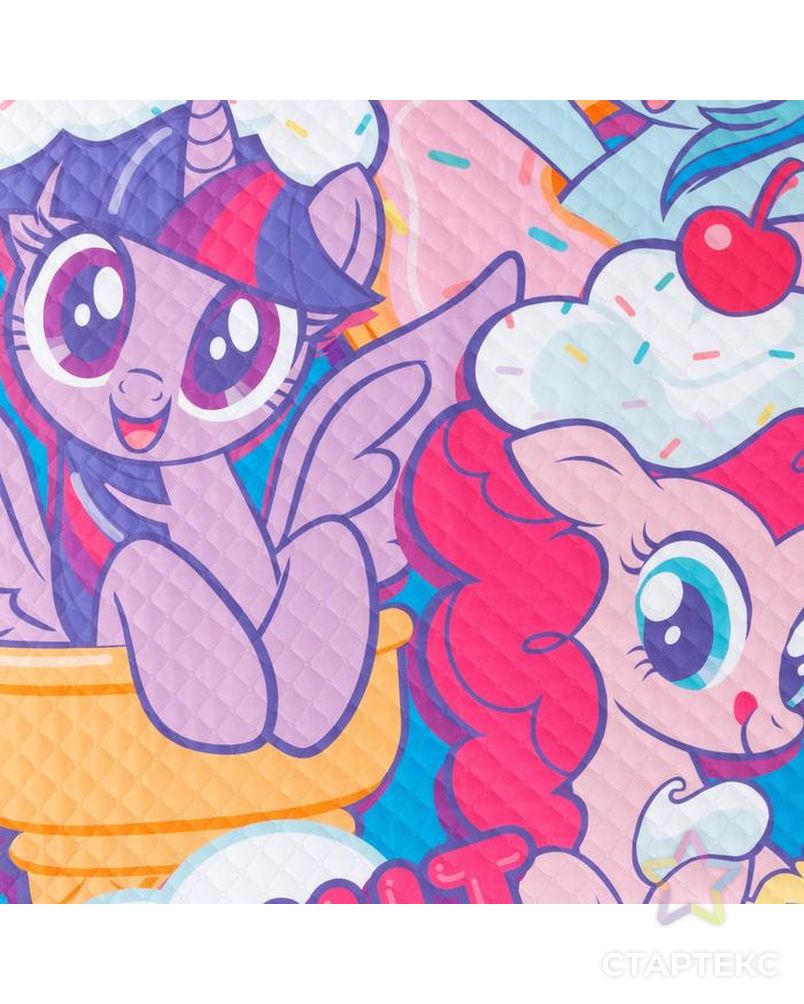 Покрывало "Donut worry"  My Little Pony 1,5 сп, 145х210 см, микрофибра арт. СМЛ-116873-1-СМЛ0005275601 2