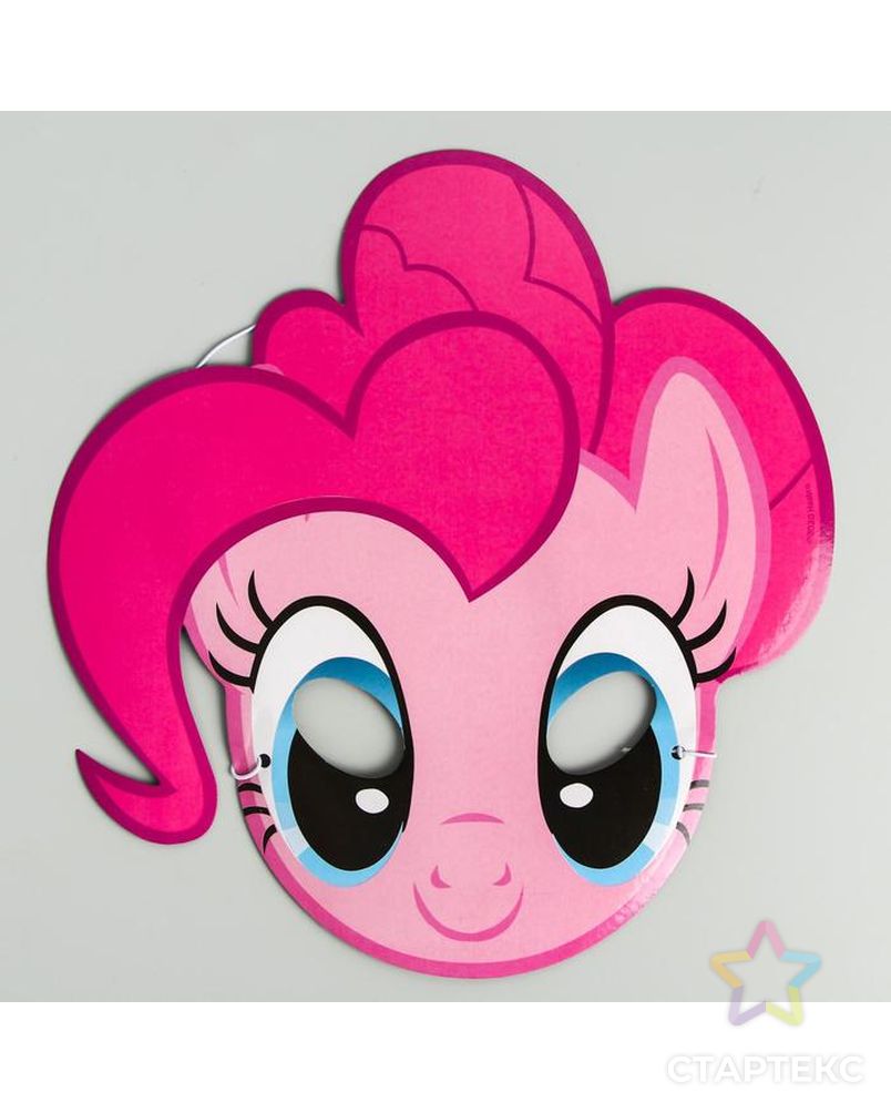 Маска карнавальная "Пинки Пай", My Little Pony, 17,2 х 22 см арт. СМЛ-133123-1-СМЛ0005276417 1