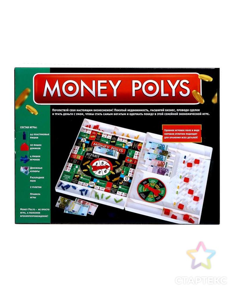 Настольная игра Money polys «Играют все» арт. СМЛ-133402-1-СМЛ0005279208 7