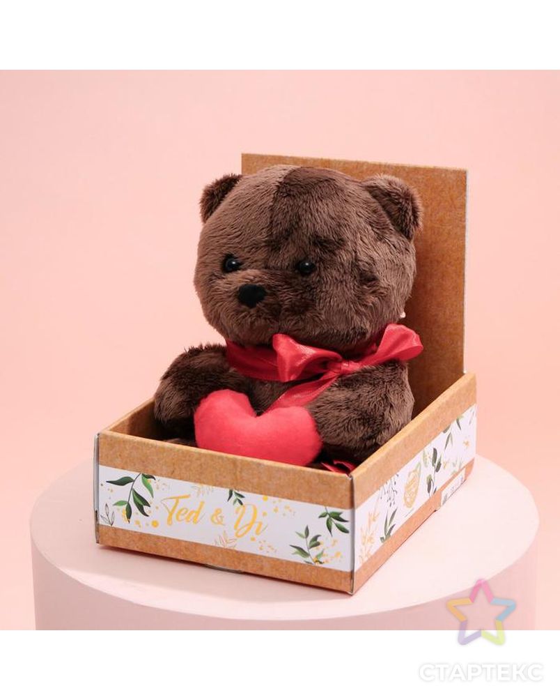 Мягкая игрушка "Ted с сердечком" мишка арт. СМЛ-138024-1-СМЛ0005279383 4