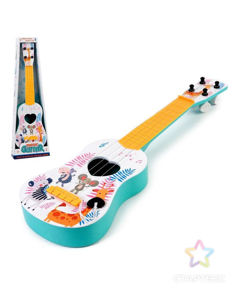Игрушка музыкальная "Гитара зоопарк", цвета МИКС арт. СМЛ-140610-1-СМЛ0005284114 1