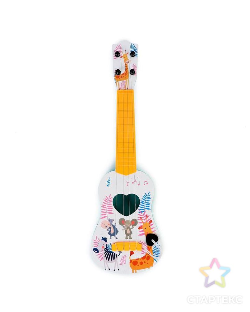Игрушка музыкальная "Гитара зоопарк", цвета МИКС арт. СМЛ-140610-1-СМЛ0005284114 5