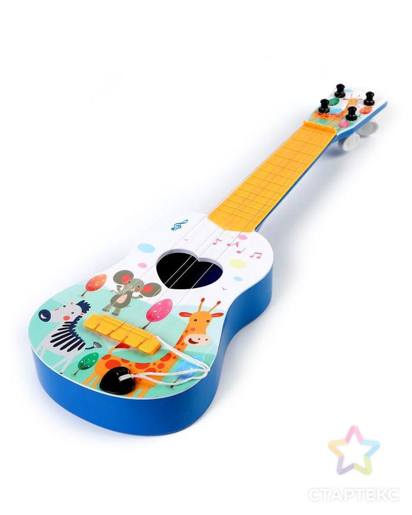 Игрушка музыкальная "Гитара зоопарк", цвета МИКС арт. СМЛ-140610-1-СМЛ0005284114 6