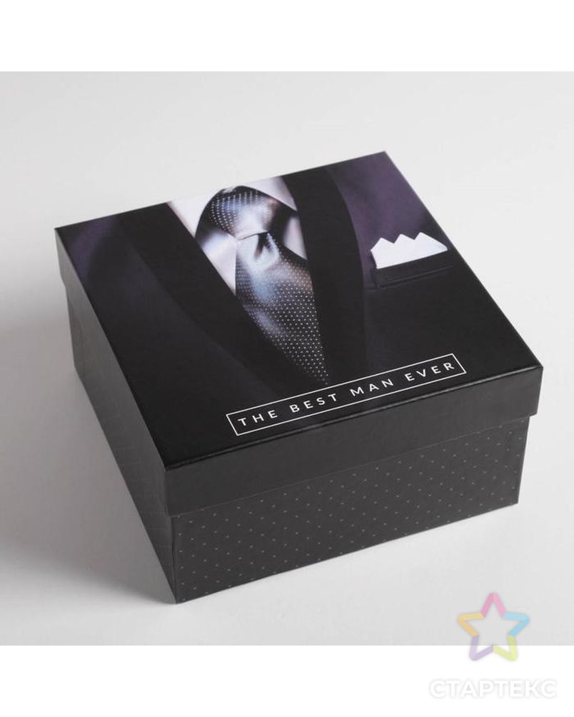Набор подарочных коробок 5 в 1 «Джентельмен», 14 × 14 × 8‒22 × 22 × 12 см арт. СМЛ-119525-1-СМЛ0005285720 5
