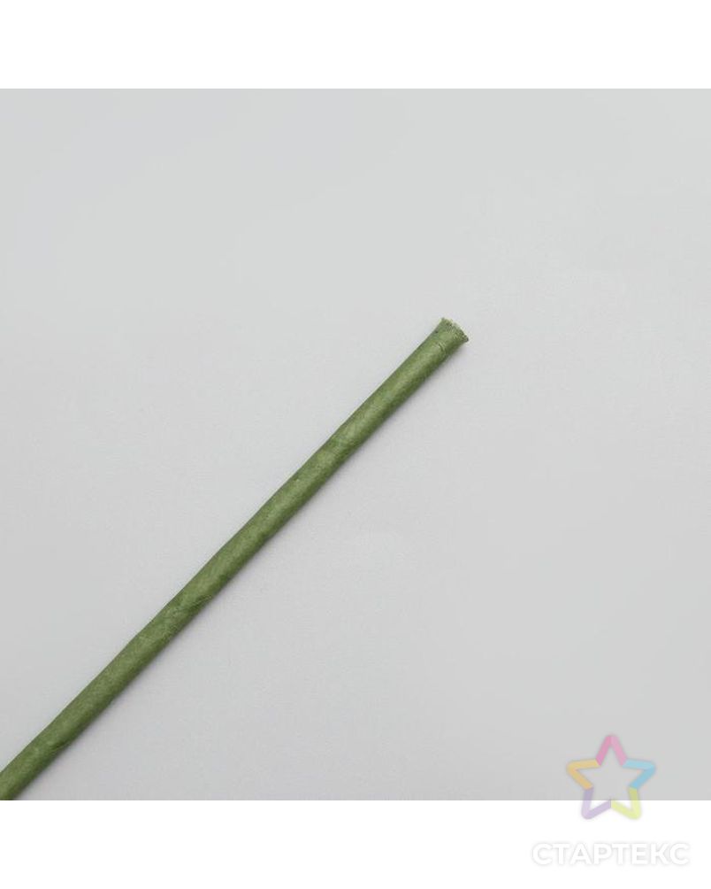 Проволока для изготовления искусственных цветов "Зелёная" длина 80 см сечение 5 мм арт. СМЛ-131144-1-СМЛ0005289261 2
