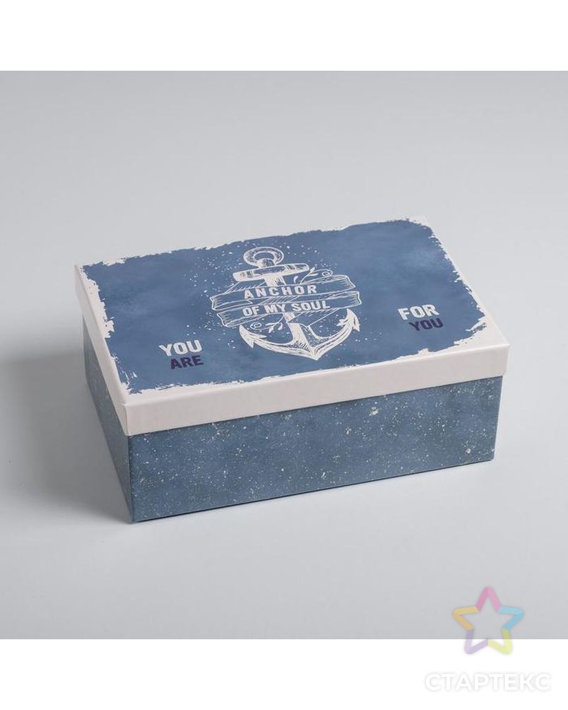 Набор подарочных коробок 6 в 1 «Морской», 22.5 × 12.5 × 7.5‒34.5 × 25.5 × 12.5 см арт. СМЛ-118328-1-СМЛ0005292700 6