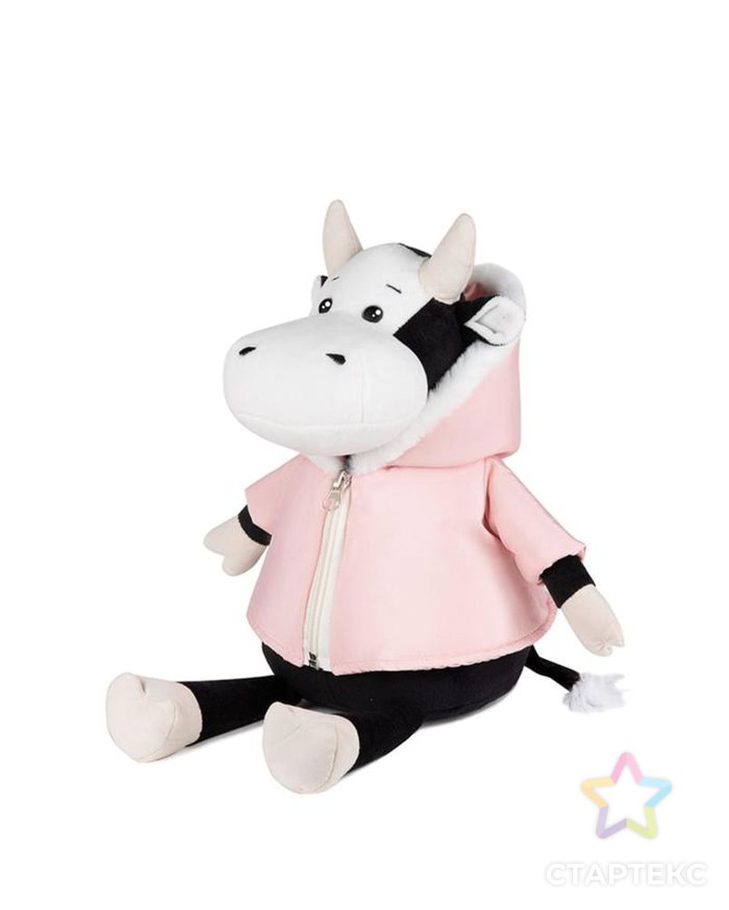 Мягкая игрушка «Коровка Маша в розовой куртке», 28 см арт. СМЛ-101752-2-СМЛ0005293624