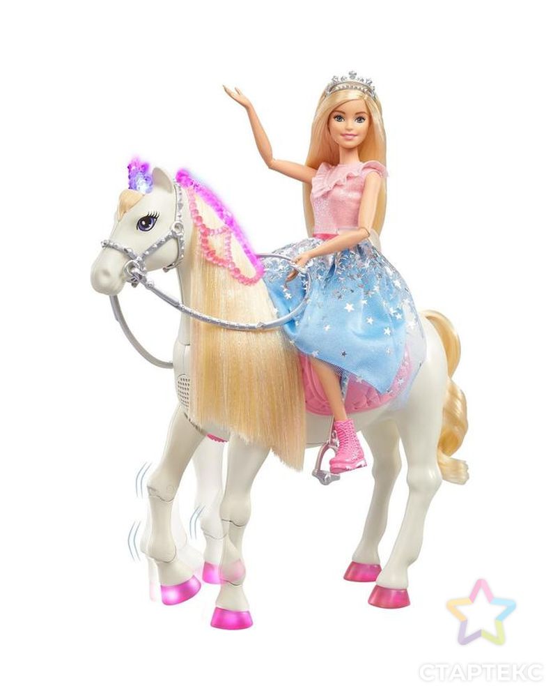 Кукла Барби - Современная принцесса Пренс и мерцающая лошадь GML79 арт. СМЛ-111685-1-СМЛ0005294461 1