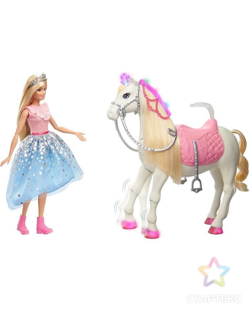 Кукла Барби - Современная принцесса Пренс и мерцающая лошадь GML79 арт. СМЛ-111685-1-СМЛ0005294461 3