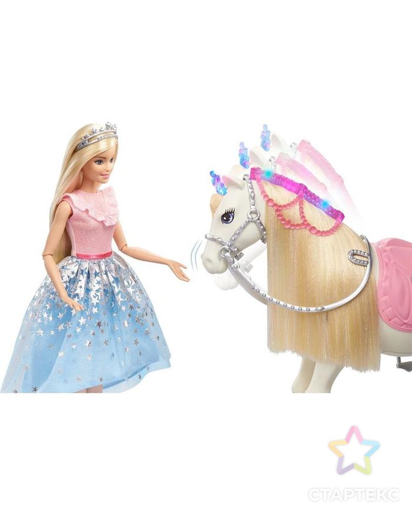 Кукла Барби - Современная принцесса Пренс и мерцающая лошадь GML79 арт. СМЛ-111685-1-СМЛ0005294461 4