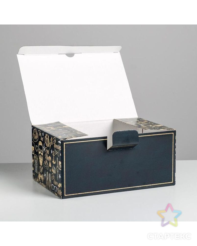 Коробка сборная «Джентельмену», 26 × 19 × 10 см арт. СМЛ-117747-4-СМЛ0005294602 4