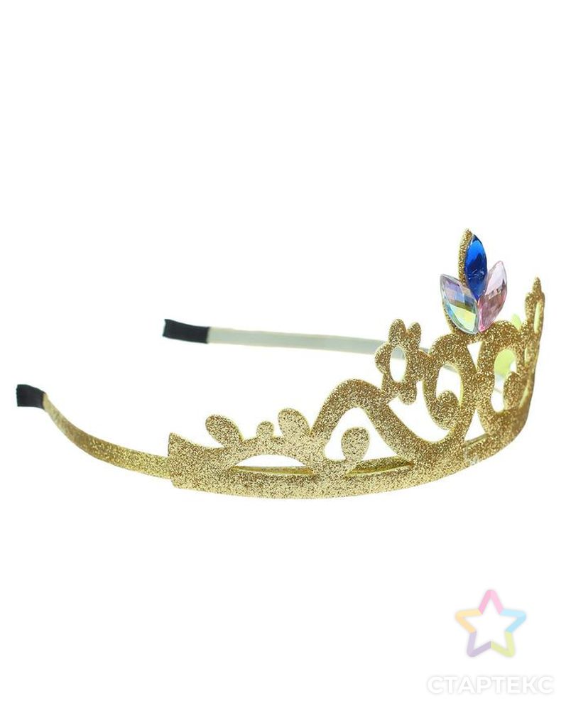Корона на ободке "Царица", цвета МИКС арт. СМЛ-112562-1-СМЛ0005296787 4