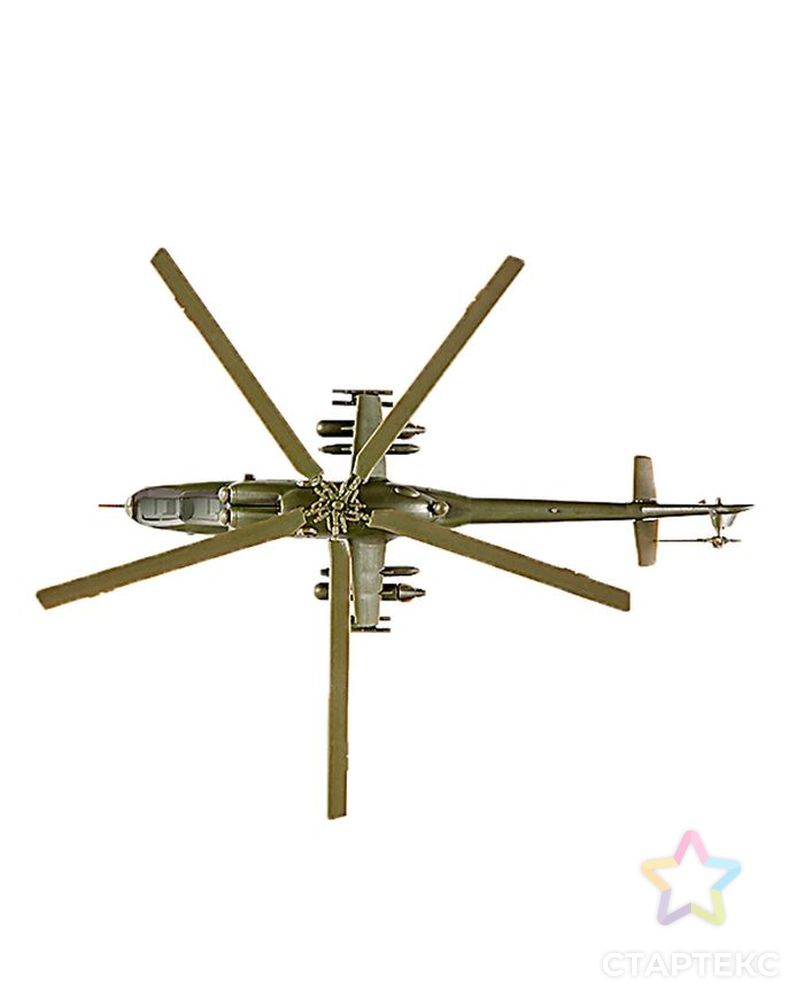 Набор сборной модели «Советский ударный вертолет Ми-24В», масштаб 1:144 арт. СМЛ-64585-1-СМЛ0000530129 4
