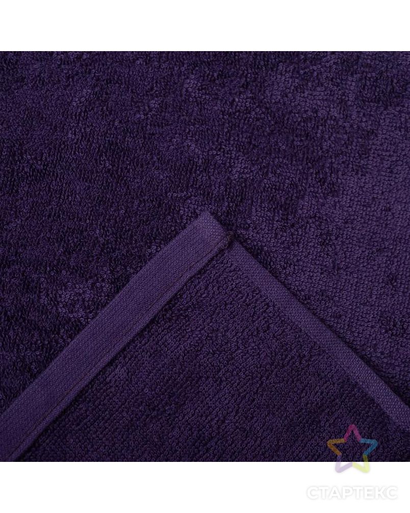 Полотенце махровое "Мишка" 30*60 см фиолетовый, 100% хлопок арт. СМЛ-112438-1-СМЛ0005302333
