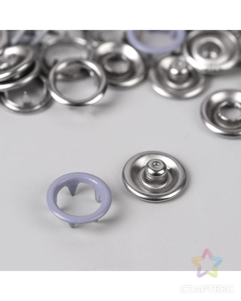 Кнопки рубашечные д.0,95см (D272 серый металл) арт. СМЛ-117491-1-СМЛ0005306570 1